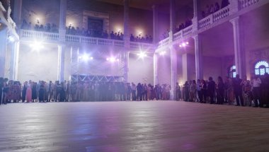 Dans salonunun 3 boyutlu canlandırması