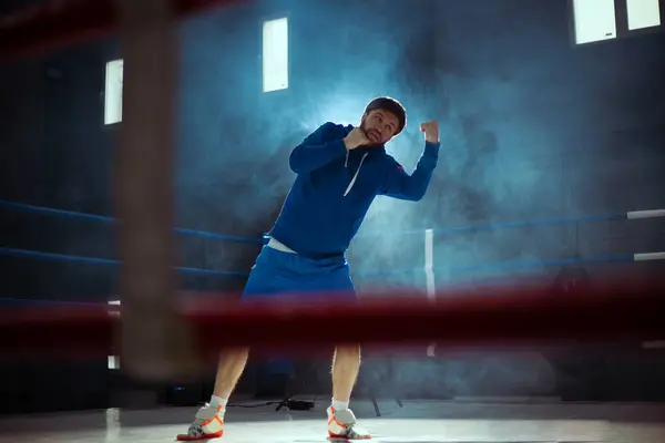 Boxerträning Boxningssalen — Stockfoto