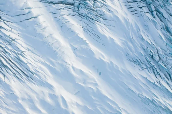 Исландия Пейзаж Беспилотника Разрушение Ледника Исландии Глобального Потепления Вид Воздуха — стоковое фото