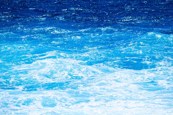 Lautan Sebagai Latar Belakang Gelombang Dan Busa Laut Gradien Warna — Stok Foto