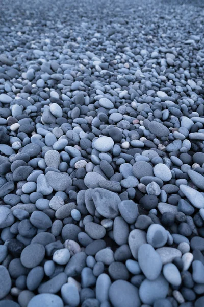 Gris Guijarros Como Fondo Piedras Redondas Playa Fotografía Para Diseño — Foto de Stock