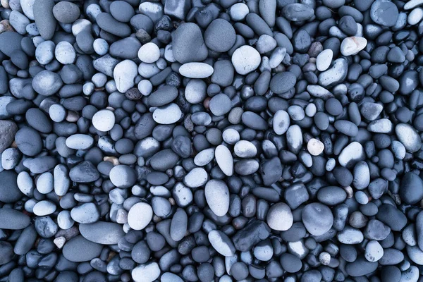 Gray Pebbles Background Stones Beach Photography Design Textures Nature — Stock Photo, Image