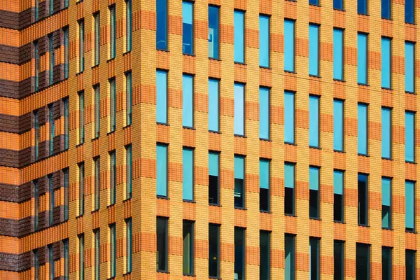 Muitas Janelas Num Edifício Arranha Céus Texturas Urbanas Fundos Arquitetura Imagem De Stock