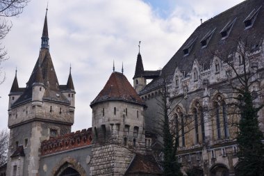 Budapeşte şehri, Macar başkenti - Vajdahunyad şatosu City Park 'ta yer alıyor.