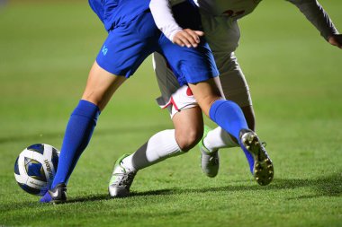 BURIRAM, THAILAND - 10 Mart 2023 AFC U-20 Kadın Asya kupası sırasında Tayland 'a karşı Buriram City, Tayland
