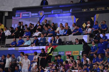 BANGKOK, THAILAND-26 MARCH, 2024: Settha Taweesin Tayland Dünya Kupası sırasında Tayland ile Güney Kore arasındaki rajamangkala Stadyumu, Tayland