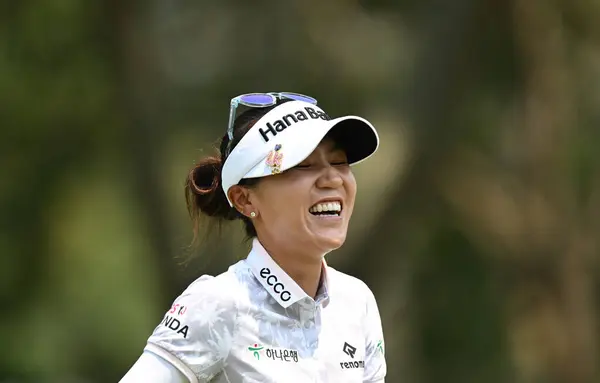 stock image Chonburi, Thailand - 26 February, 2023: Lydia Ko from New Zealand in action During LPGA thailand 2023 at siam country club pattaya, thailand