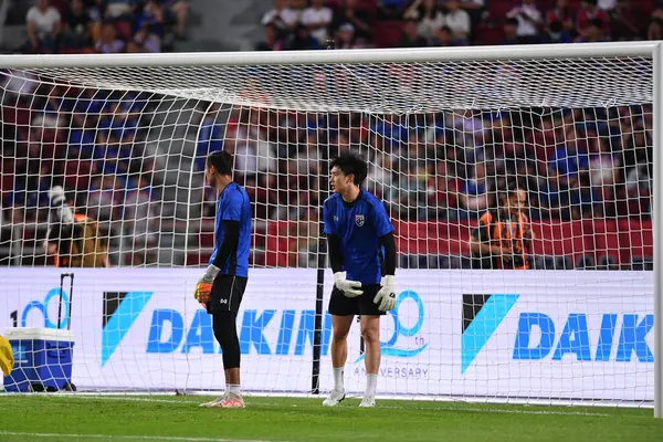 BANGKOK, THAILAND-26 MARCH, 2024: Boonyakait Wongsajaem # 23 Tayland Dünya Kupası sırasında Tayland ile Güney Kore arasındaki rajamangkala Stadyumu, Tayland