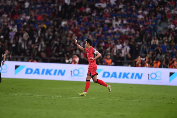 Stock image Bangkok, Thailand - March 26, 2024 -Son Heung Min #7 Player of South Korea during World Cup qualified between Thailand against South Korea at Rajamangkala stadium, Thailand.