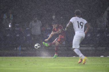 Chiangmai - Tayland, 25 Eylül 2022: Tayland 'da Tayland ile Tayland arasında oynanan 700 yıllık stadyum, Tayland Stadyumu, Tayland