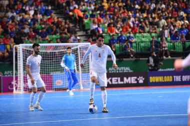 Bangkok, Tayland - 28 Nisan 2024: Alireza Rafael Pour # 4 İran Kupası 2024 'te Tayland' ın Bangkok Arena kentinde oynanan maçta
