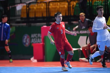 Bangkok, Tayland - 28 Nisan 2024: Tayland 'da Tayland' ın Bangkok Arena kentinde İran ile 2024 Asya Kupası 'nda Tayland' ın 3.