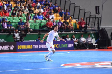 Bangkok, Thailand - 28 April, 2024: Mahdi Karimi #11 Player of Iran in action during asian cup 2024 between Iran against thailand at Bangkok arena, thailand clipart