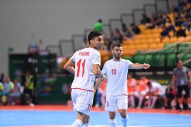 Bangkok, Tayland - 28 Nisan 2024: Mahdi Karimi # 11 İran Oyuncusu 2024 Asya Kupası sırasında Tayland 'ın Bangkok Arena kentinde oynanan maçta