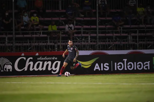 stock image Bangplee-Samutprakan-10NOV2021:Willian popp #19 Player of muangthong during thaileague2021 between Samutprakan city against Muangthong united at samutprakan stadium,thailand