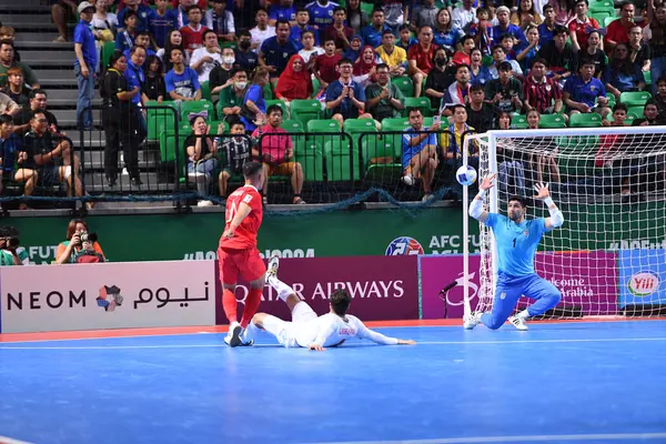 Bangkok, Tayland - 28 Nisan 2024: Bagher Mohammadi # 1 İran Oyuncusu 2024 Asya Kupası sırasında Tayland 'ın Bangkok Arena kentinde