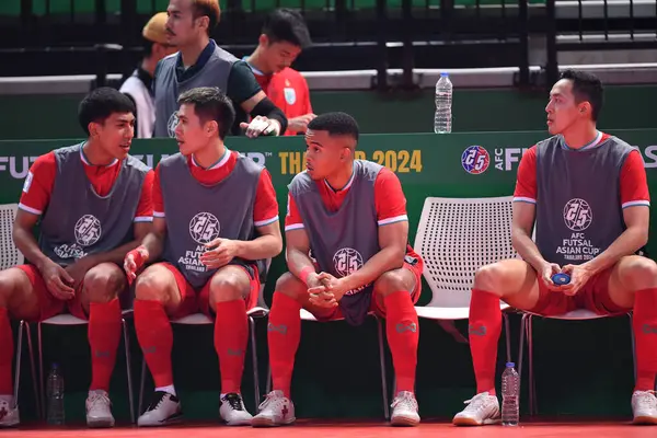 Bangkok, Tayland - 28 Nisan 2024: Muhammed Osamanmusa # 11 Tayland Oyuncusu 2024 'te Tayland' ın Bangkok Arena kentinde İran ile karşı karşıya geldi.