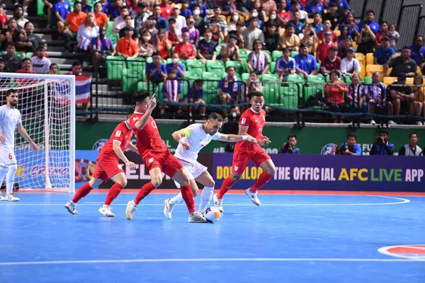 stock image Bangkok, Thailand - 28 April, 2024: Ali Asghar Navlighe  #7 Player of Iran in action during asian cup 2024 between Iran against thailand at Bangkok arena,thailand