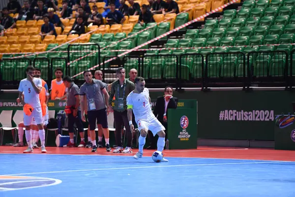 stock image Bangkok, Thailand - 28 April, 2024: Ali Asghar Navlighe  #7 Player of Iran in action during asian cup 2024 between Iran against thailand at Bangkok arena,thailand