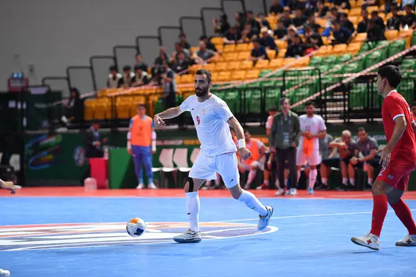 stock image Bangkok, Thailand - 28 APRIL, 2024: Saeid Ahmad Abbasi #9 Player of Iran in action during asian cup 2024 between Iran against Thailand at Bangkok arena