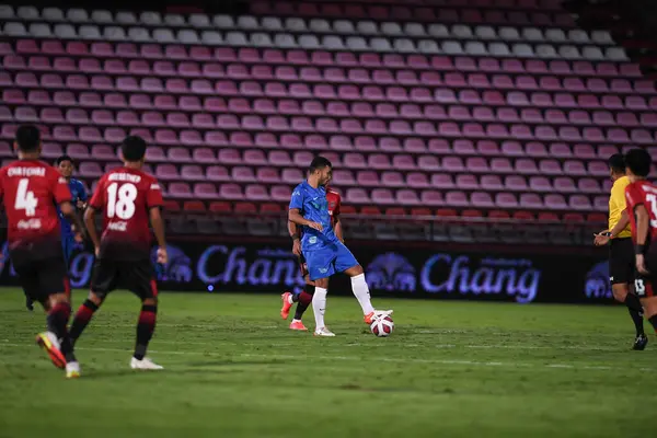 stock image Nonthaburi-thailand-12SEP2021-KRITSADA KAMAN #5 in action during thaileague2021 between muangthong against chonburi fc at thunderdome stadium,thailand