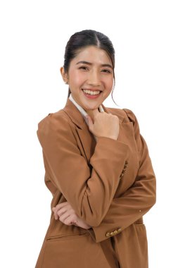 Beyaz arka plan üzerinde izole iş adamları