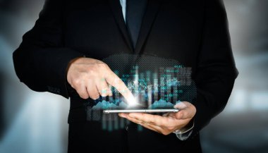 İş adamı kontrol listesi, büyük verilerle çalışan iş adamı, bulut verileri üzerinde çalışan işadamı kâr amacı güden iş adamı..