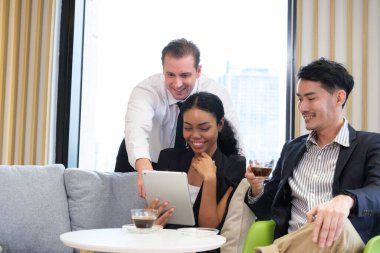 A Colleague of business people working in the office