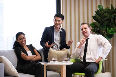 A Colleague of business people working in the office