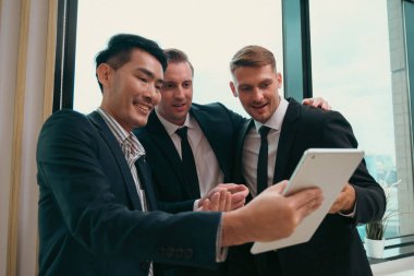 A Colleague of business people working in the office