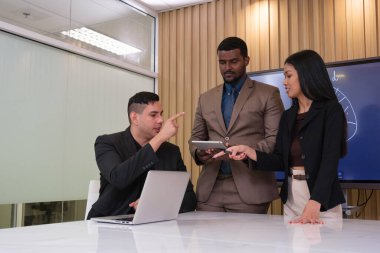 A Colleague of business people working in the office