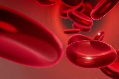 3D, kırmızı kan hücresini damarda oluştur.