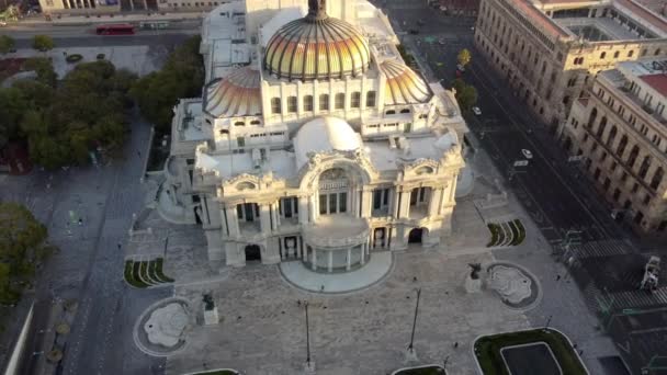 Experience Beauty Mexico City Sunrise Stunning Drone Footage Video Captures — Αρχείο Βίντεο