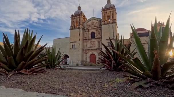 Slider Templo Santo Domingo Guzmn Cathedral Santo Domingo Baroque Ecclesiastical — Stock Video