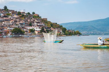 Beautiful Island of Janitzio, Patzcuaro, Michoacan clipart