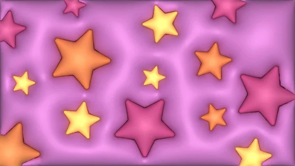 Hintergrund Mit Sternenform Und Farbenfroh — Stockfoto