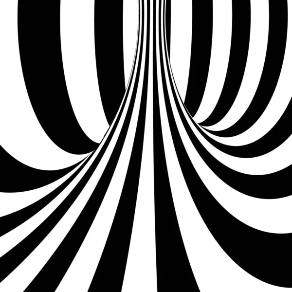 Fond Abstrait Noir Blanc Image Hypnotique — Image vectorielle