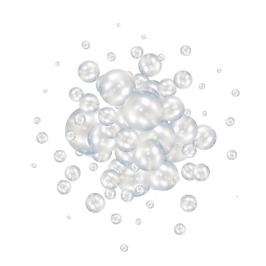 Renkli inciler. Soyut vektör arkaplanı.