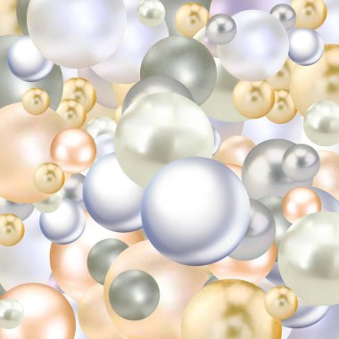 İnci deseni ile zarif şablon. Afiş, kartlar, düğün daveti için vektör tasarımı