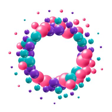 Realistic background of multiple pearls - vector eps10 illustration.