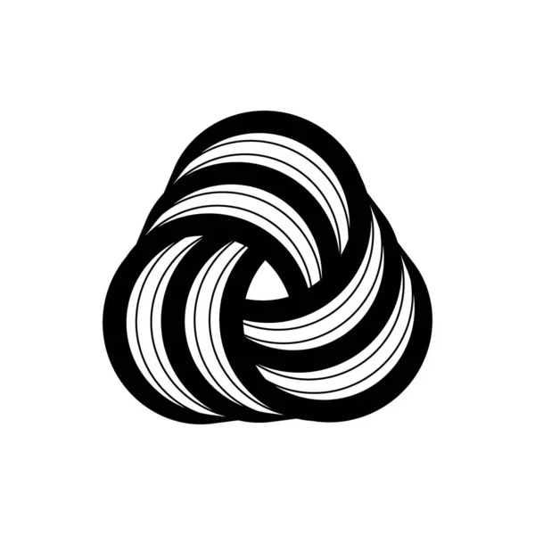 Símbolo Abstrato Mínimo Logotipo Ilustração Forma Geométrica Eps —  Vetores de Stock