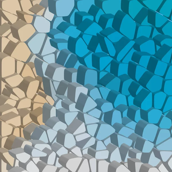 Contexte Abstrait Pierres Convexes Échantillon — Image vectorielle