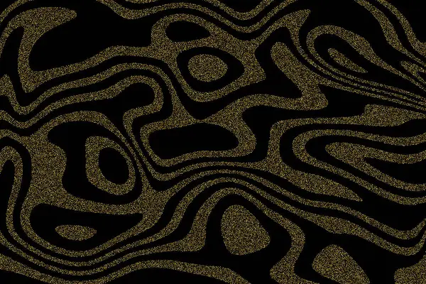 Luxus Hintergrund Mit Golden Wave Lines Pattern Abstract Technologie Tapete — Stockvektor