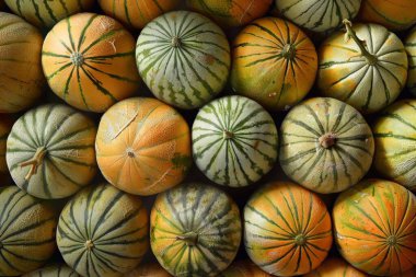 Cucumis melo is a species of melon in the family Cucurbitaceae. clipart