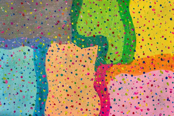 Fondo Abstracto Multicolor Con Muchos Pequeños Puntos Colores —  Fotos de Stock