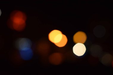 Bokeh light, dekorasyon için mükemmel, noel gecesi, sokak lambası.