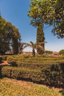 Roma'da Trastevere rahat eski sokak, İtalya. Trastevere Roma'nın Rione, Roma Tiber batı kıyısında, Lazio, İtalya. Roma'nın mimarisi ve simgesi