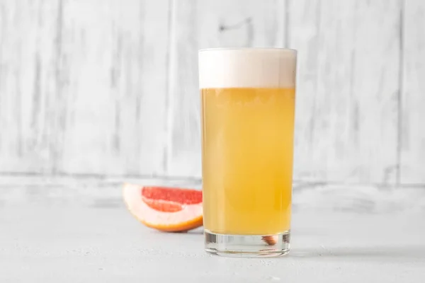 stock image Grapefruit Whisky Fizz Cocktail on white background