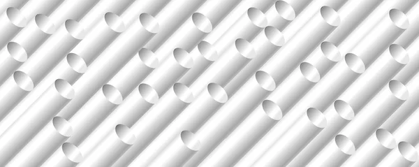 Modello Geometrico Astratto Sfondo Bianco Con Trombe Illusione Ottica Illustrazione — Vettoriale Stock