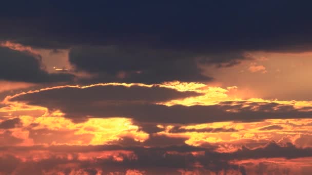 Sunset Timelapse Drámai Naplemente Táj Sunrise Hegyekben View Nature — Stock videók
